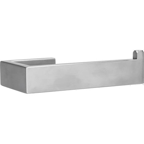 Porte-serviettes mural Luqeeg, barre carrée en acier inoxydable avec f (1/5)