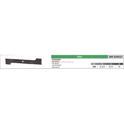 Klinge für Rasenmäher LM 2001E EGO 035037