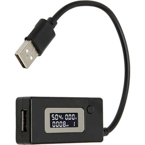 Testeur de tension/ampérage USB Multimètre numérique-- (1/5)