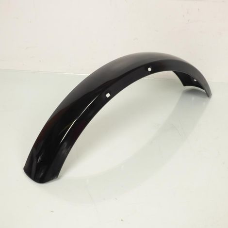 Vorderradschutzblech aus schwarzem Metall Teknix für Mobylette (1/5)