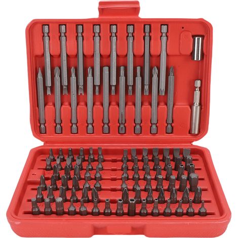 GARRYFIZH Jeu de 98 embouts de tournevis cruciformes en acier CRV, multifonctionnels, pour les réparations et l'entretien de la maison.