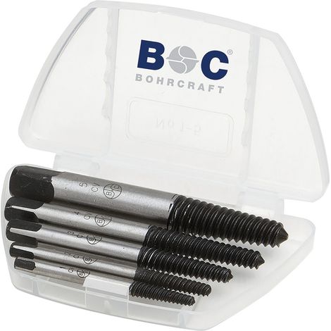 BOHRCRAFT Schraubenausdreher-Satz Code 9700 Gr.1 -6 in Kassette 6-teilig