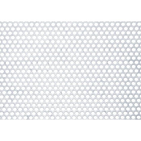 11,8" x 5,9" 304 Inox Acier Perforé Tôle, 0,3" Rond Trou 20GA Expansé Métal Maille Plaque Paravent Décoratif Mailles pour Ventilation Grill (1/5)