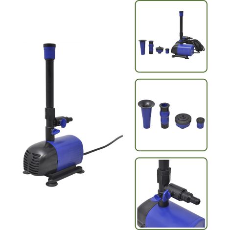 The Living Store Pompe pour fontaine 50 W 2000 L/h - Pompe pour cascade (1/5)