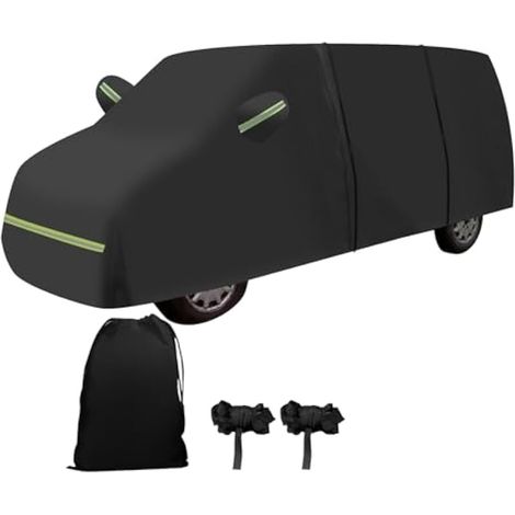 Housse de Voiture complète pour VW T4 1995-2004, Housse de Voiture imperméable 210D avec Doublure en Coton, Bandes Coupe-Vent, Protection Contre la Pluie, la Neige (1/5)