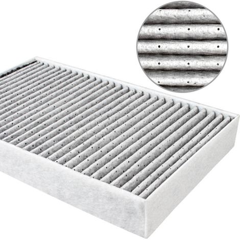 Jeffergarden Cabina de filtro de aire acondicionado para coche con reemplazo de carbón activado para Tesla modelo 3, paquete de 2 (1/5)