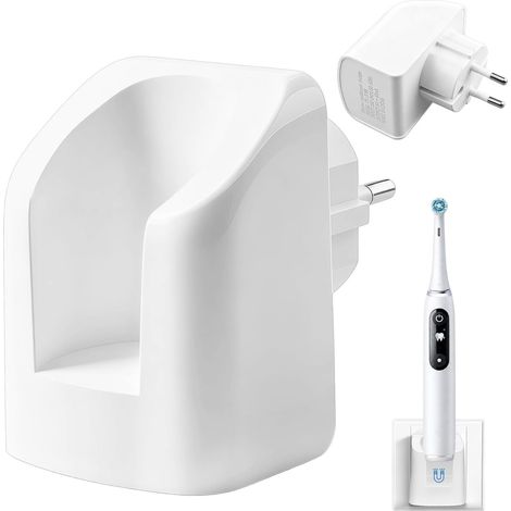 Toothbrush Charger Compatible with iO7 iO8 iO9, Magnetic White (1/5)