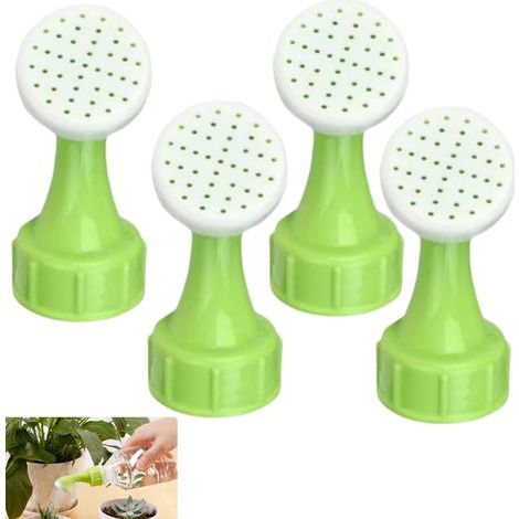 Arroseur Bouchon de Bouteille,4 pièces Embout Darrosage pour Bouteille,Buse d'Arroseur de Bouteille,tête d'arrosage à buse,pour Watering Graine Seedling Jardin Irrigatio (1/5)