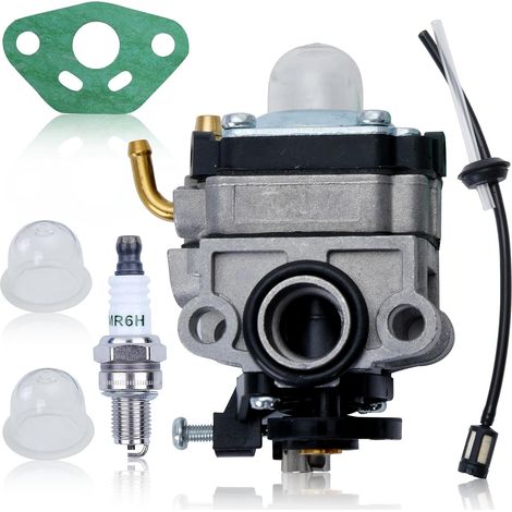 Kraftstofffilter-Kit für Robin Subaru Rasenmäher EH025 und EH035, Vergaser EH025 mit Zündkerze, Zündkerze, Ersatzteil 592-60090-00-2 (1/5)