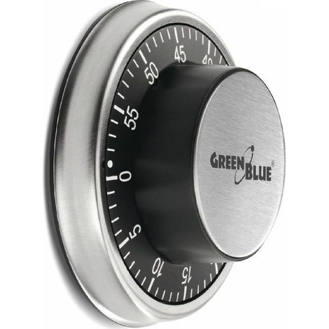Greenblue 51348 Temporizador mecánico para cocina Plata (1/5)