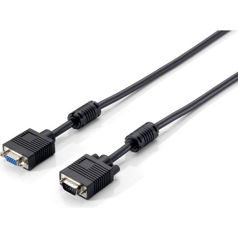 Equip VGA Kabel Verl. HD15 StBu 1.80m 1920x108060Hz sw Polybeutel