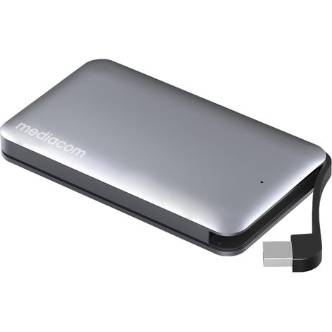 Mediacom M-HDSB3AS contenitore di unita' di archiviazione Box esterno HDD Grigio (1/2)
