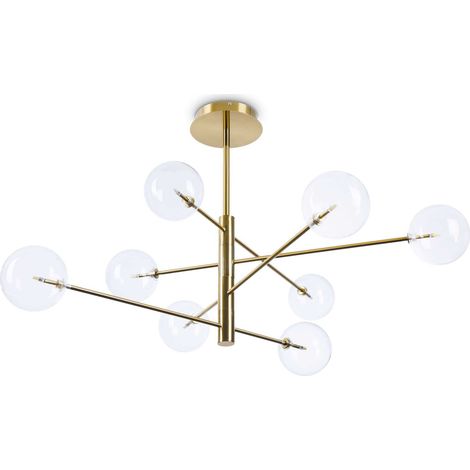 EQUINOXE SP8, Pendelleuchte, Ideal Lux - Colore: Ottone (1/2)
