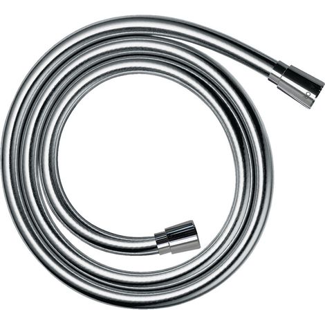 Hansgrohe – Flexible de douche 1600 mm chromé – Tuyau en plastique haute qualité – Résistant aux pliures – Rotule pivotante pour un meilleur confort
