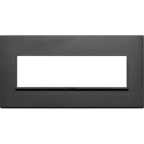 Placca 7M nero totale Vimar Eikon Evo 21657.18