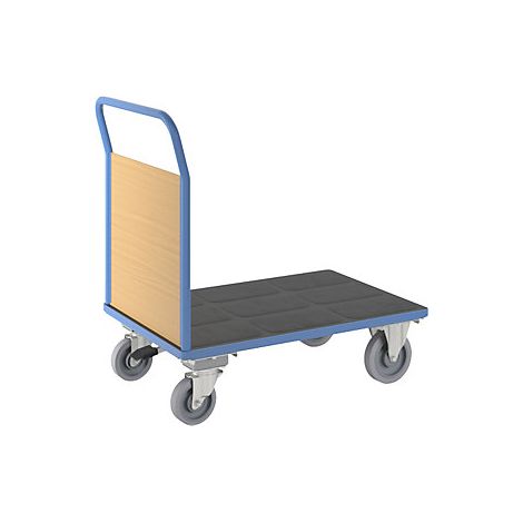 eurokraft pro Carrello a pianale con sponde in legno con 1 (1/3)