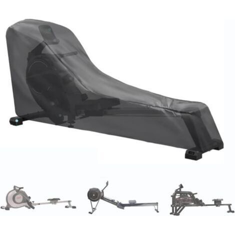 [NIEMALS VERWENDET] Wasserdichte und staubdichte Oxford-Rudergeräteabdeckung, faltbare Schutzhülle für Fitnessgeräte zur Aufbewahrung und zum Transport (95" L x 24" B x 40" H)