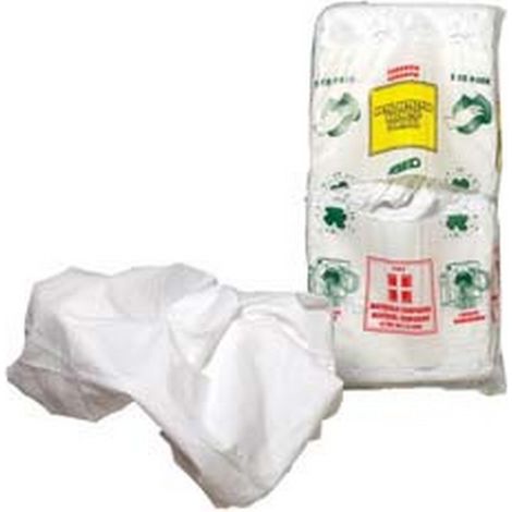10KG PEZZAME BIANCO DI CAMICERIA DI COTONE CONF. KG.2
