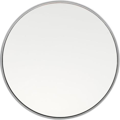 Miroir Cosmétique à Ventouse 20x Rond Argenté en Acrylique (1/5)