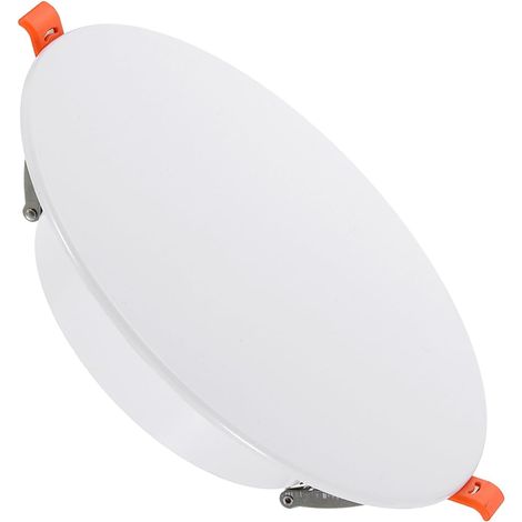 Feder-Deckenplatte – 1 Stück – Weißes ABS – Runde Lochabdeckung 5–7 Zoll – Für Trockenbauwände und Gipskartonplatten – 185 mm (1/5)