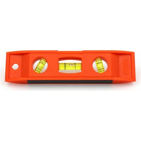 Niveau à bulle magnétique orange 6 pouces mini