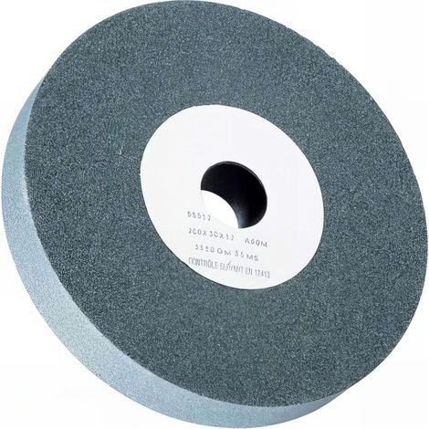 Sidamo – Meule à touret 150 mm – Alésage 12,7 mm – Grain 60 – Affûtage à sec pour métaux ferreux – Finition haute qualité (1/4)