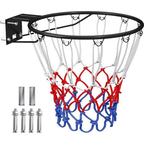 Panier de Basket, Anneau Suspendu de Basket Intérieur et Extérieur, pour Mur avec Filet Résistant aux Intempéries (1/5)