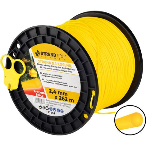 Mähfaden ProCom Force, 2,4 mm, Spool L-262 m, rund