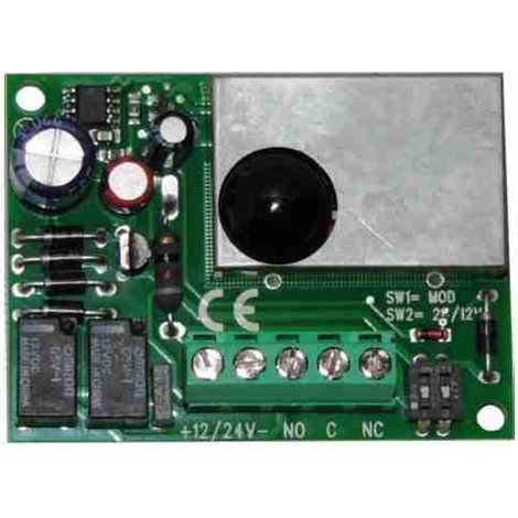 Carte module photocellule RX Doc-E – Pièce détachée motorisation portail – Compatible avec récepteurs CAME – 119RIR017