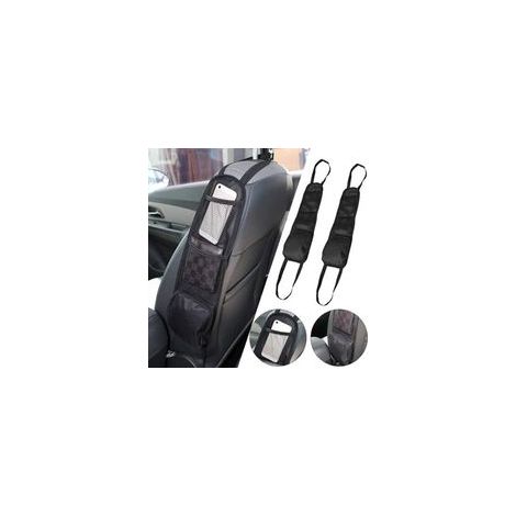 Organisateur Latéral de Siège Sorganisateur de Voiture 2PCS Sac Rangement Voiture Pliable Sac de rangement en maille Sac à suspendre pour Voitures, Camions
