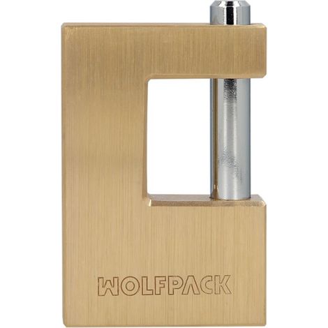 Cadenas Wolfpack linea profesional square padlock 70 mm 2 clés