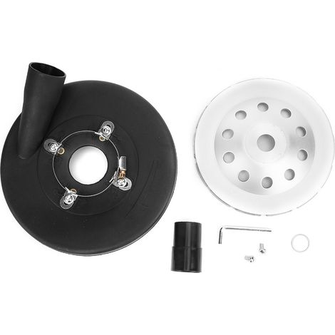 Ortviai Capot de protection pour meuleuse d’angle 230 mm – Modèle B-180G avec revêtement chromé et brosses intégrées (1/5)