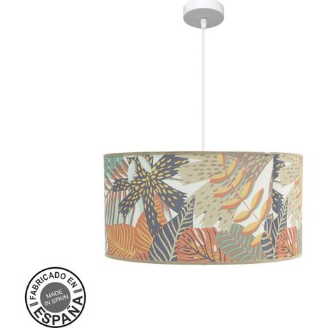 FABRILAMPFABRILAMPFABRILAMP Decken-Pendelleuchte Äthiopien 50d 1xe27 Weiß/gestempelt