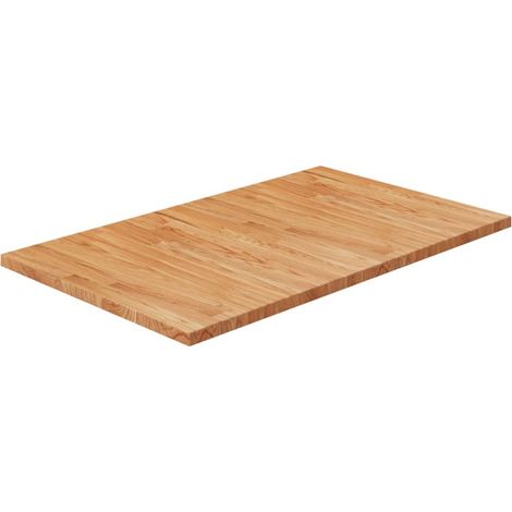 Comptoir de salle de bain Meuble de rangement de salle de bain - Marron clair 100x60x2,5cm Bois traité BV920050 - BonneVie (1/4)