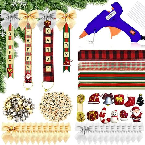 SET DI DECORAZIONI PER ALBERO DI NATALE IN LEGNO DA ASSEMBLARE (1/5)