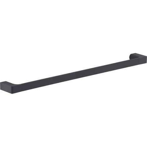 Sapho Gedy Pirenei - Portasciugamani, lunghezza 80 cm, nero opaco PI218014 (1/3)