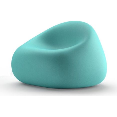 Plust Poltroncina Gumball Acquamarina Polietilene Indoor Outdoor