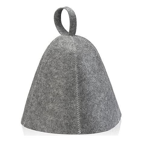 Bonnet de sauna, bonnet de sauna, bonnet en feutre, bonnet de bain, bonnet de douche, accessoires pour hommes et femmes, douche, sauna, protection de la tête