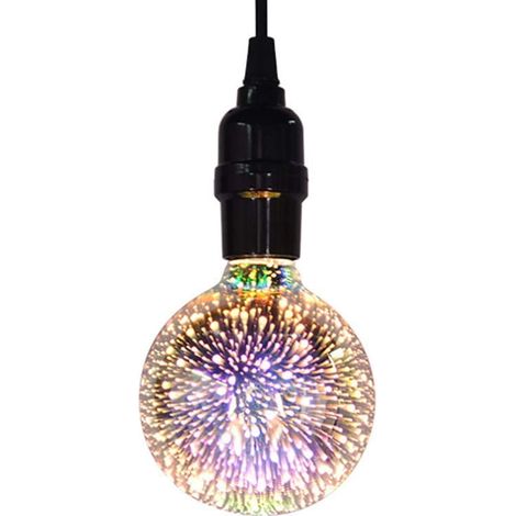 Ampoule Led 3d - E27 - 2700 K - 4 W - 360 Degres - Pour Decoration Fete Noel Bar Restaurant - 1 Unite (1/5)