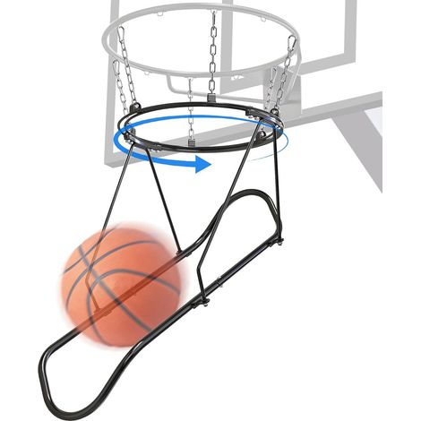 Basketball Return System, 360° Rotation Ball Return Training Accessory for Indoor (1/5)
