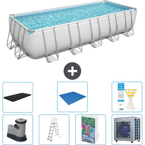 Bestway Piscina Bestway Power Steel Rectangular - 640x274x132 cm - 8-piezas S626 (1/4)