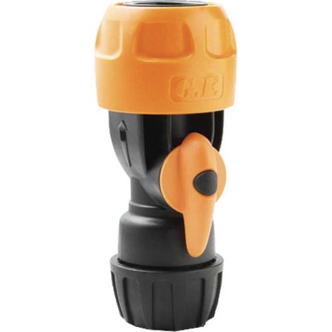 RACCORD RAPIDE POUR TUYAU À VISSER G.F. AVEC ROBINET 1/2" - 5/8