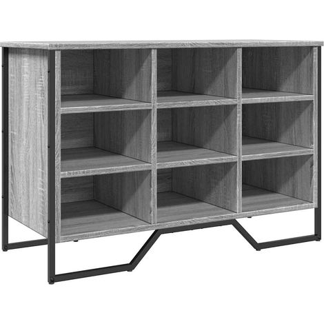 Maison Exclusive - Scarpiera Grigio Sonoma 90x38x61,5 cm in Truciolato