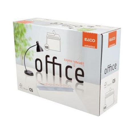 Versandtasche Office DIN C5 229 x 162 mm (B x H) ohne Fenster 100g/m mit Haftklebung Papier hochwei 100 St./Pack. (1/4)