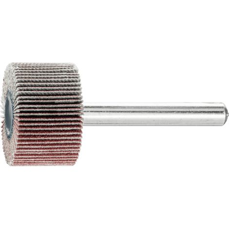 PFERD TOOLS Korund Fächerschleifer F Ø 25x15 mm Schaft-Ø 6 mm A180 für Feinschliff und Finish 10 Stk