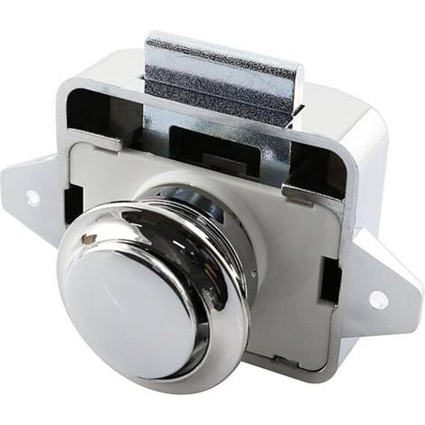 Bouton poussoir de verrouillage de tiroir d'armoire de porte de placard bouton de verrouillage sans clé pour catamaran RV camp (1/4)