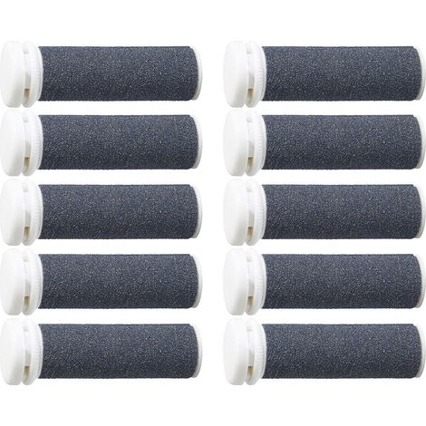 Lot de 10 têtes de rouleau compatibles avec Emjoi Micro Pedi Nano, têtes de rechange (1/5)