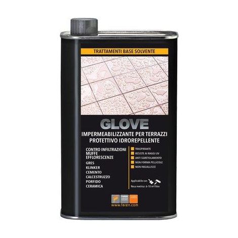IMPERMEABILIZZANTE TERRAZZI BALCONI GLOVE FAREN  LT 5