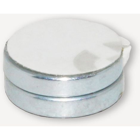 Magna-C Neodym-Scheibenmagnete Ø10x2mm selbstklebend (1/4)