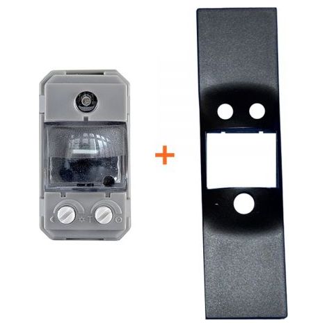 Perry Lampada di Emergenza e Notturna 230V compatibile Bticino Living Now nero - LE001